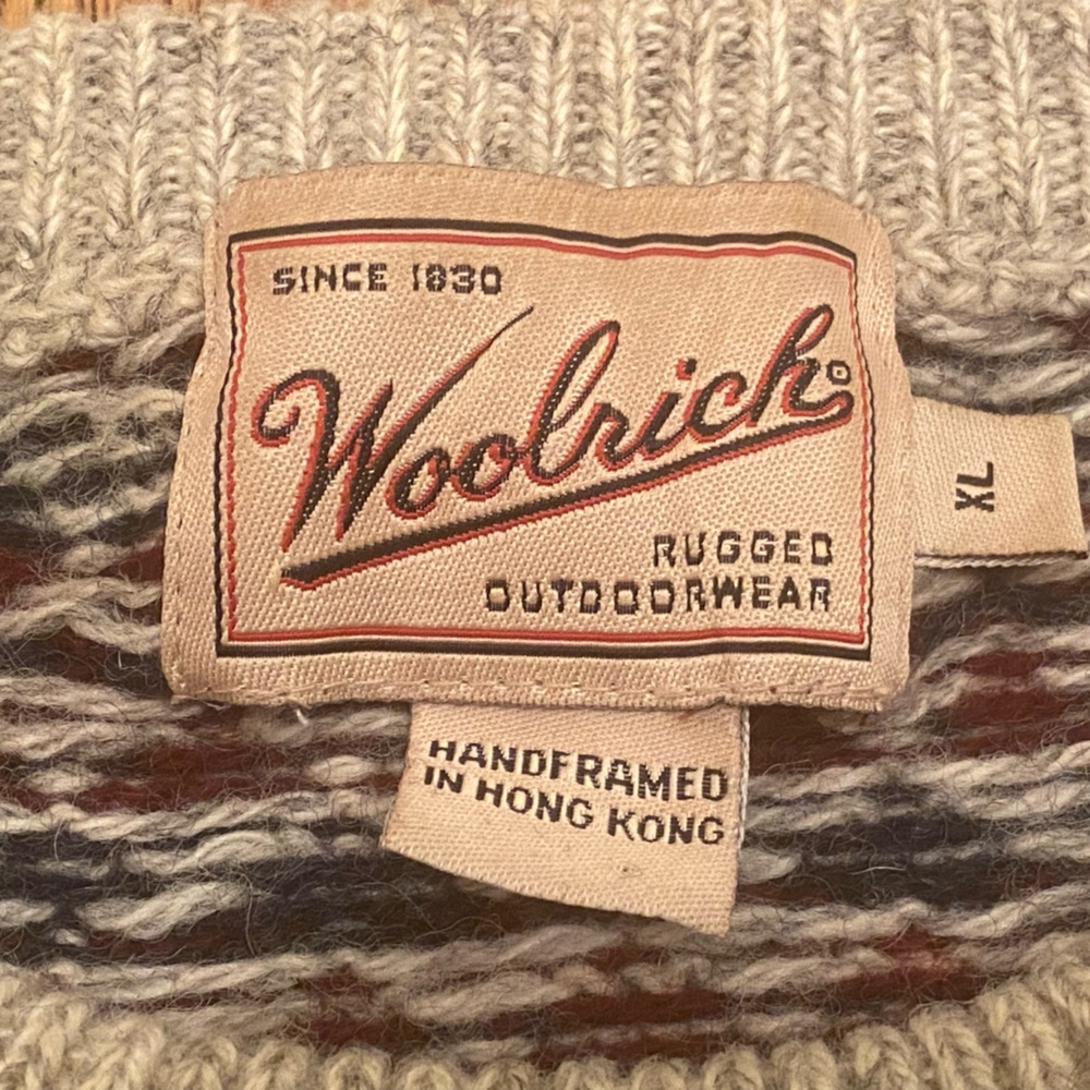 Vintage Woolrich Wool Sweater Men’s XL - Picture 4 of 7